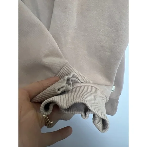 Vuori Restore Dusty Rose Zip Up HoodieSweatshirt Women's M Cozy Comfort Oversize - Picture 8 of 10